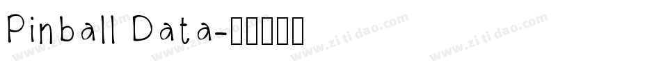 Pinball Data字体转换